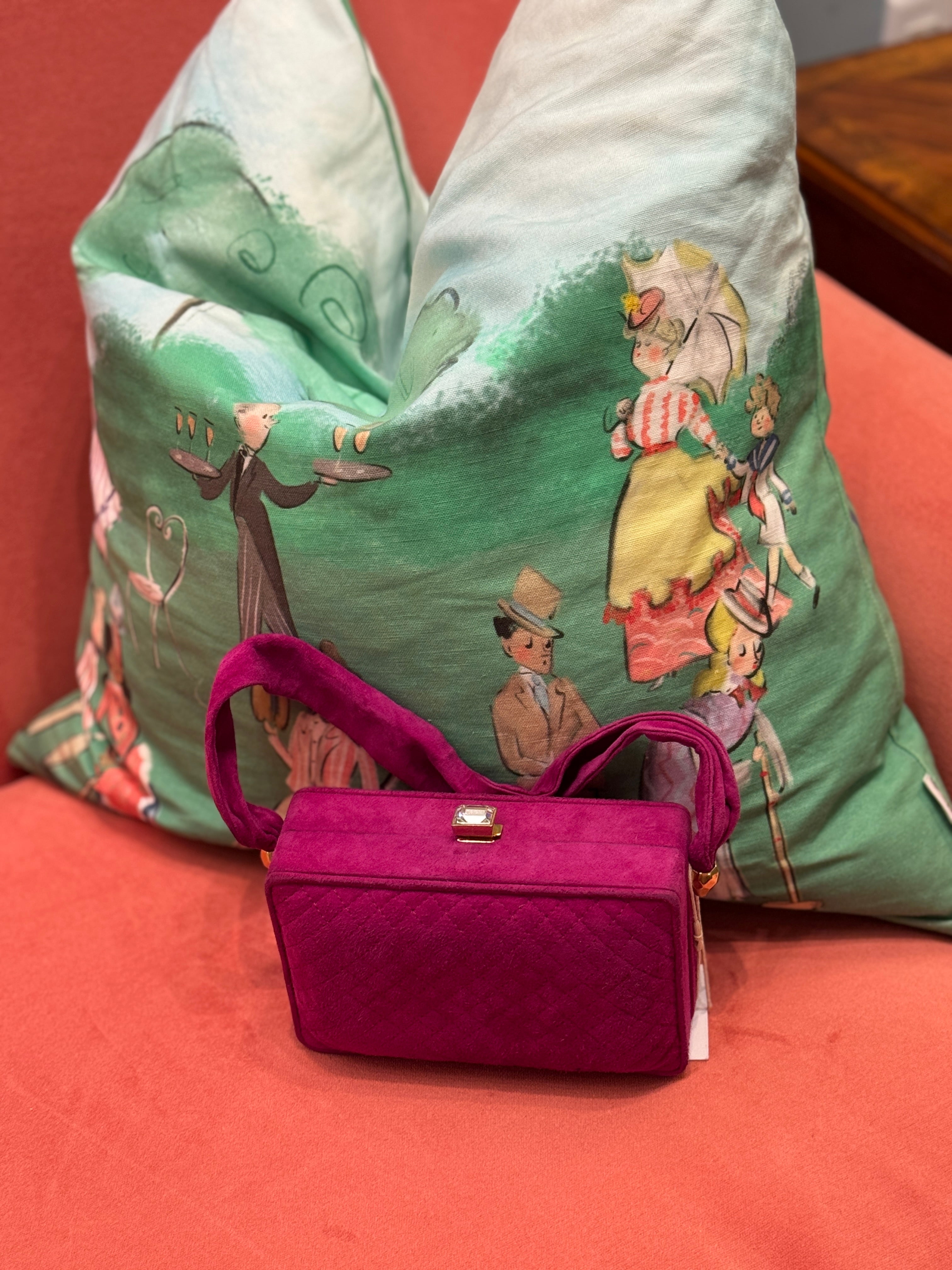 Bottega Veneta Pink Suede Box Bag – Lusso By Lisa