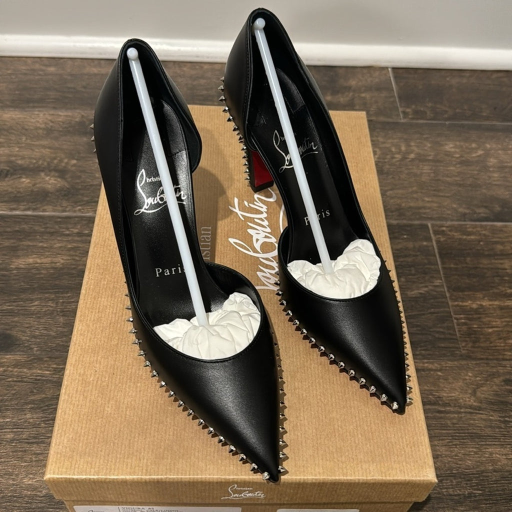 CHRISTIAN LOUBOUTIN DÉCOLLETÉ VIDURA 85 - Size 35 BNIB