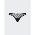 GUCCI SHEER LOGO PANTY BLACK NWT Size Small