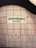 Saint Laurent Checkered Button Down
