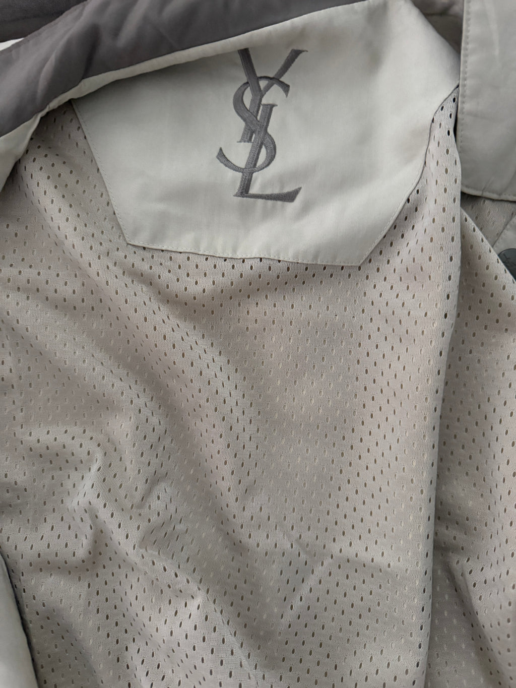 Saint Laurent Light Khaki Windreaker Jacket