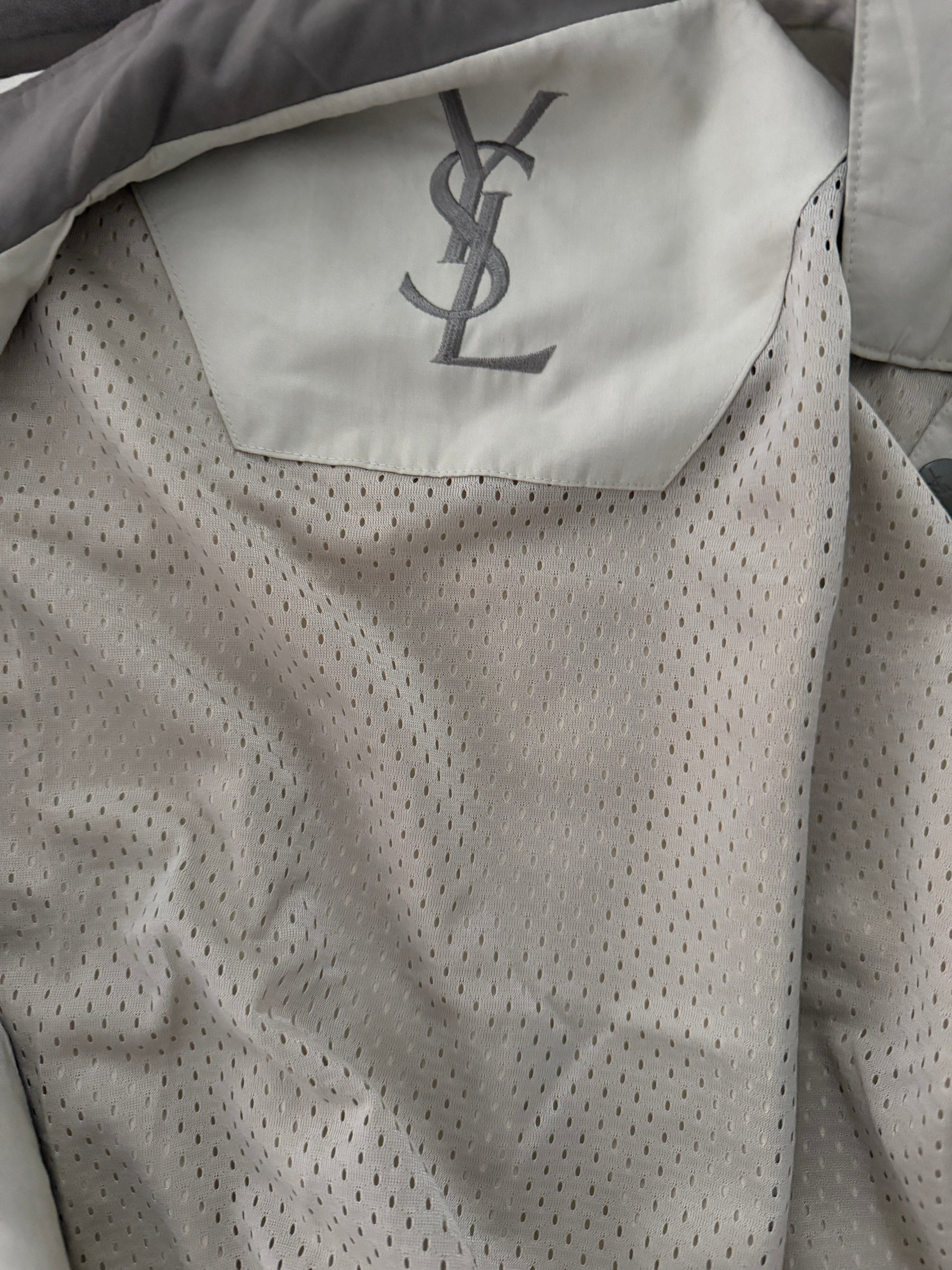 Saint Laurent Light Khaki Windreaker Jacket