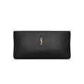 Saint Laurent Calypso Black Leather Pouch – New with Tags, Dust Bag