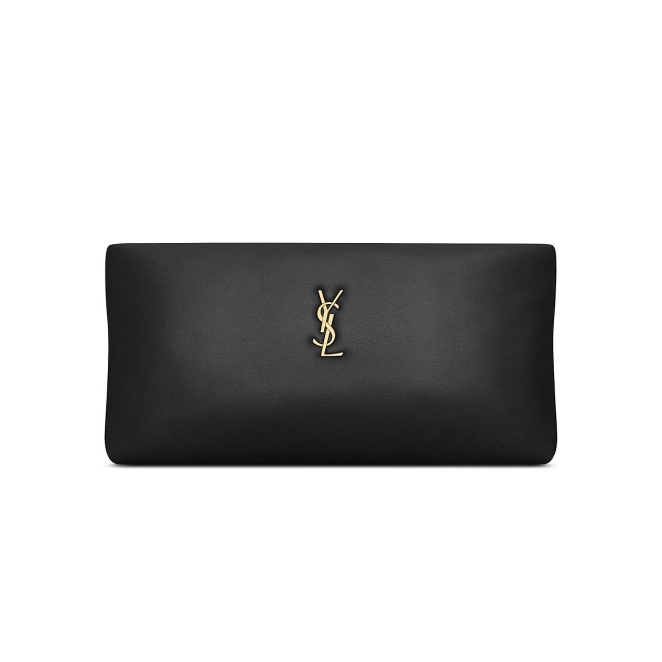 Saint Laurent Calypso Black Leather Pouch – New with Tags, Dust Bag