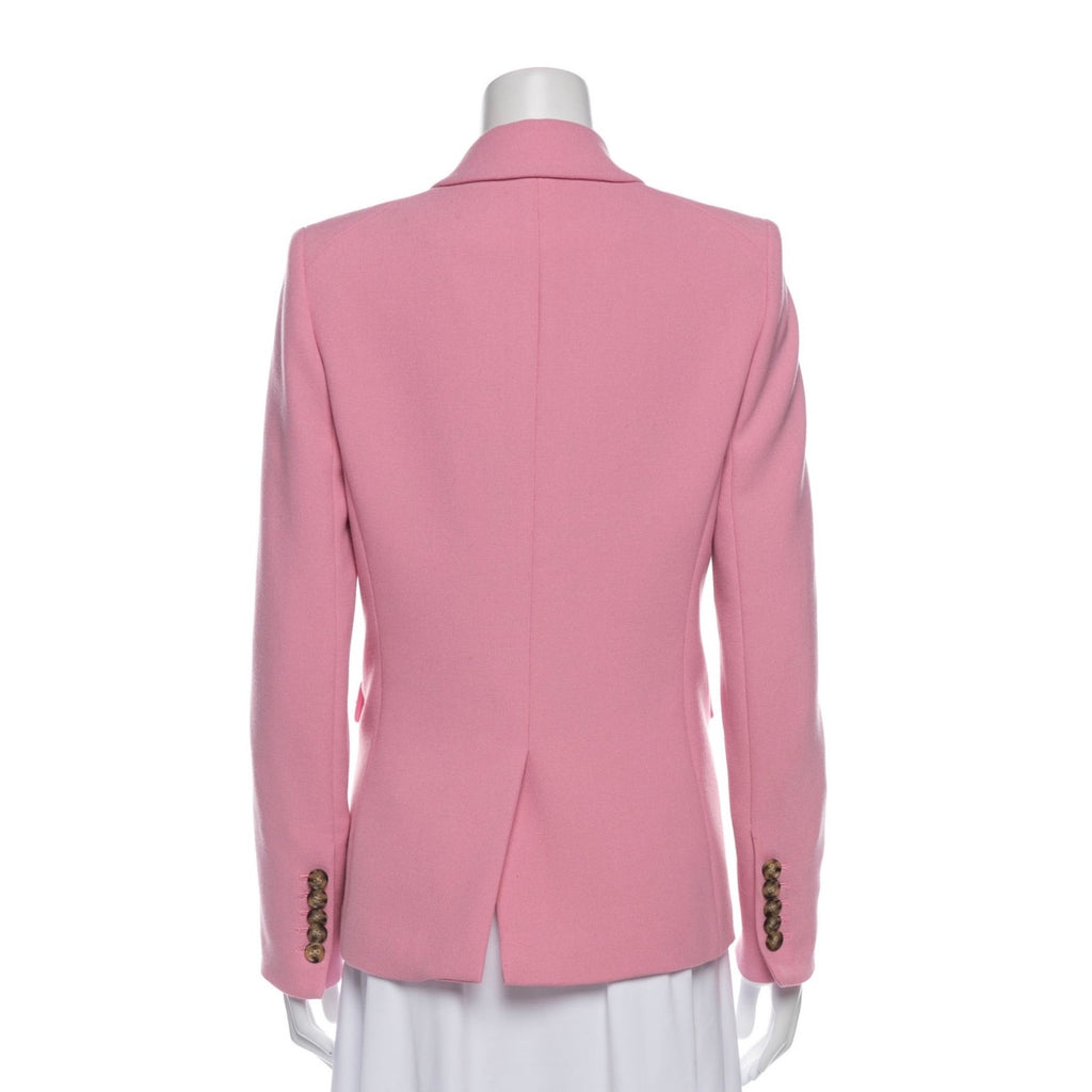 Veronica Beard Miller Dickey Blazer Pink Double Breasted NWT Size 0