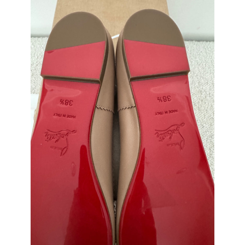 CHRISTIAN LOUBOUTIN
Mamadrague leather ballet flats 38.5 BNIB