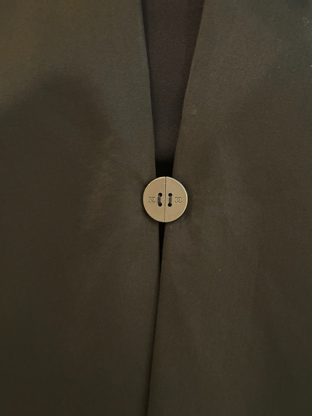 Chanel Black Button Vest