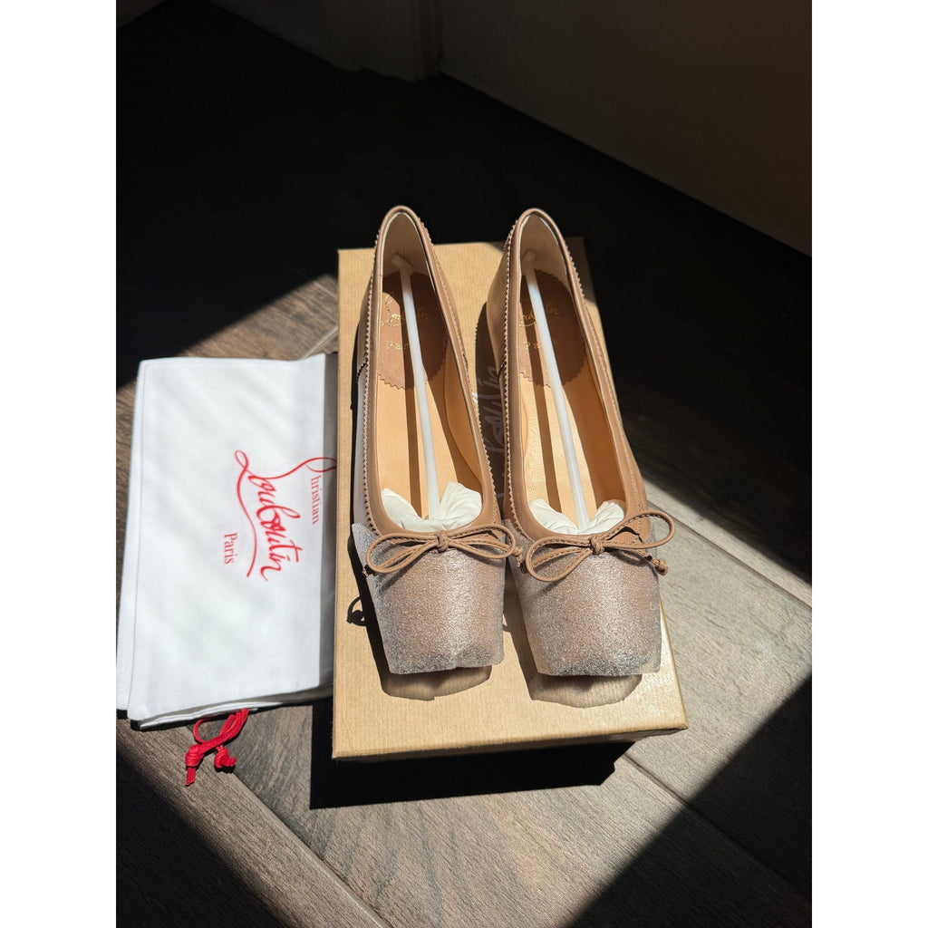 CHRISTIAN LOUBOUTIN Mamadrague leather ballet flats BNIB