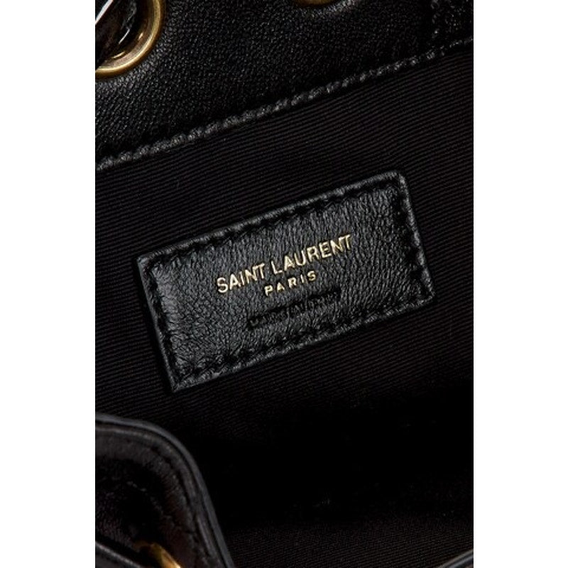 SAINT LAURENT Small Cassandre Quilted Bucket Bag NWT