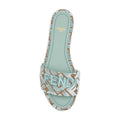 Fendi Sunshine Logo Embroidered Slide Sandal BNIB Size 37