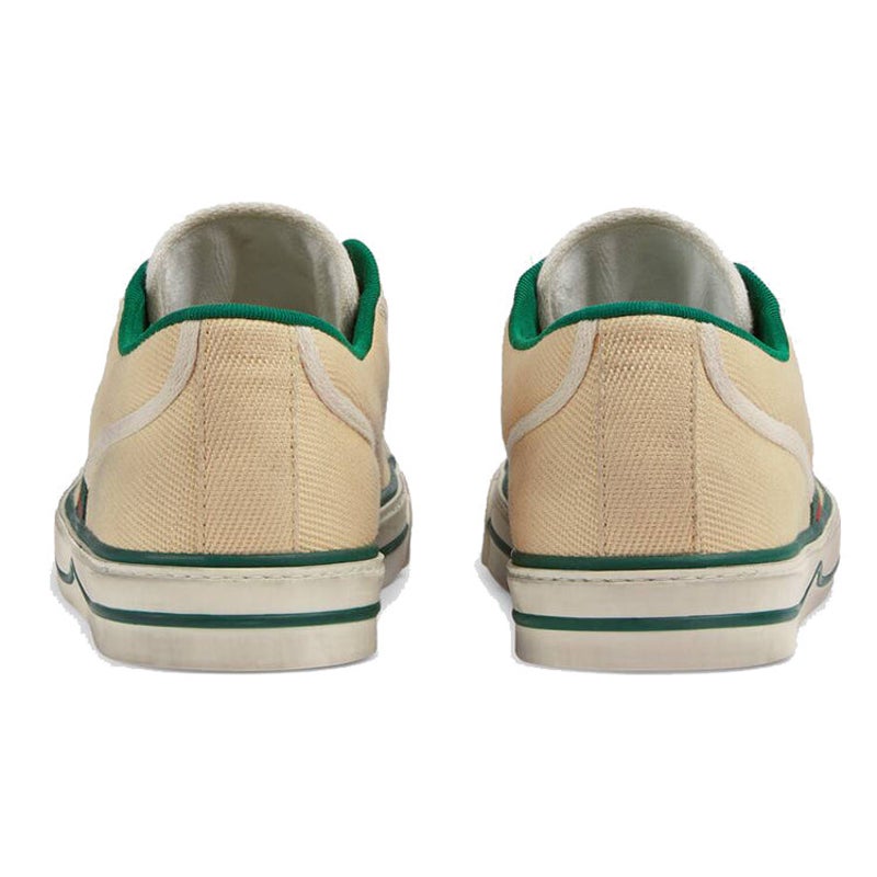 Gucci Tennis 1977 Canvas Sneakers Beige Green Red Men’s UK 8.5 US 9 New in Box