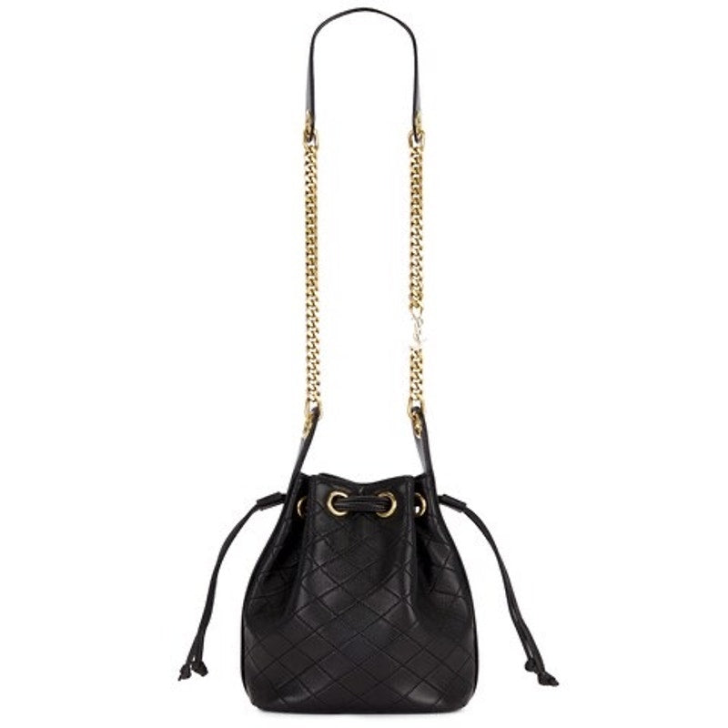 SAINT LAURENT Small Cassandre Quilted Bucket Bag NWT