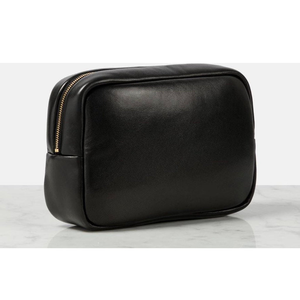 Saint Laurent YSL Calypso Black Quilted Lambskin Leather Clutch & Pouch NWT