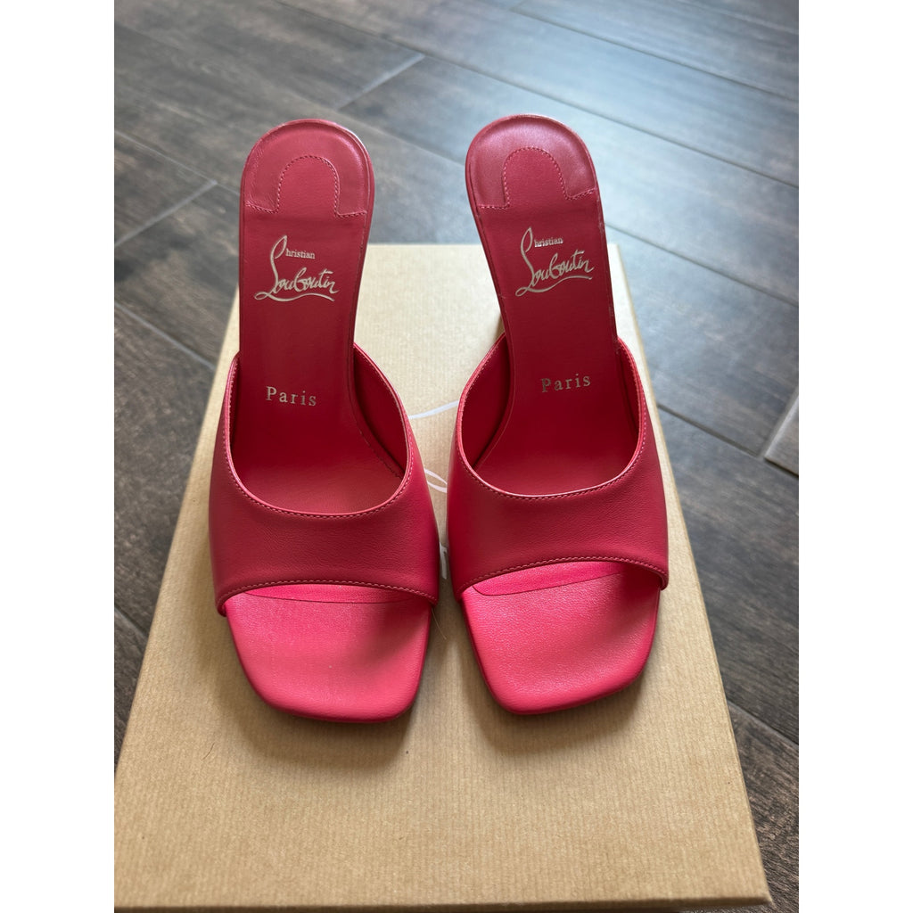 CHRISTIAN LOUBOUTIN Condora 85 leather mules BNIB 38.5