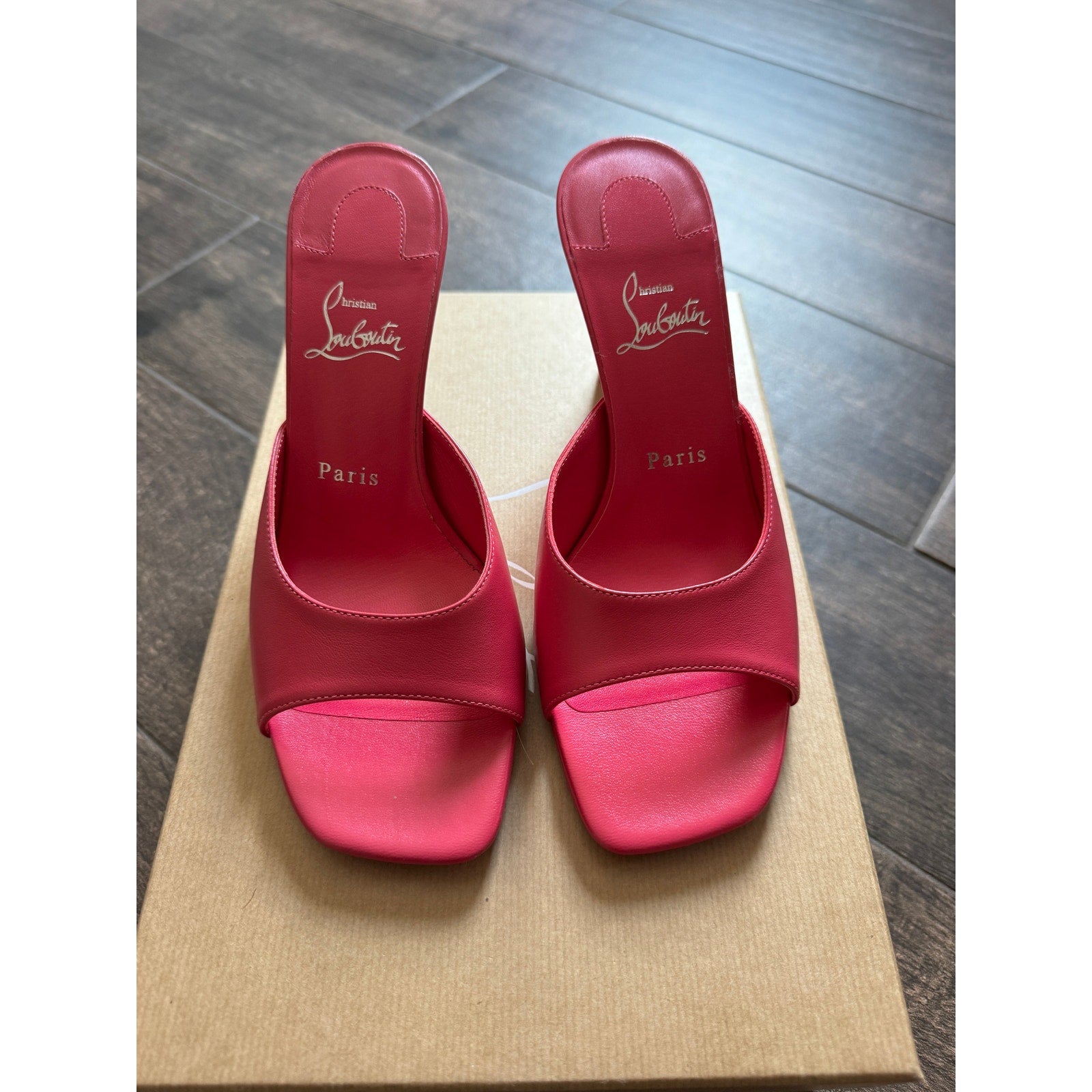 CHRISTIAN LOUBOUTIN Condora 85 leather mules BNIB 38.5