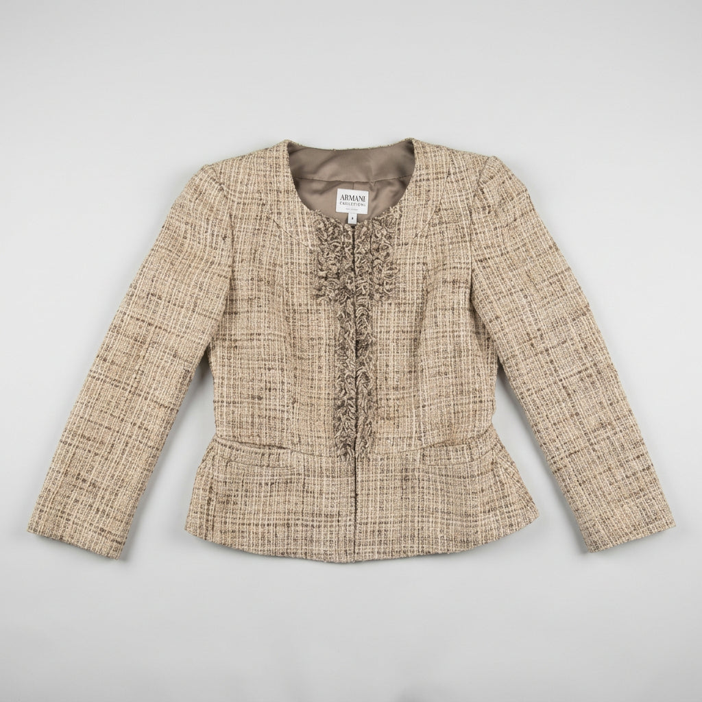 Armani Natural Tweed Jacket