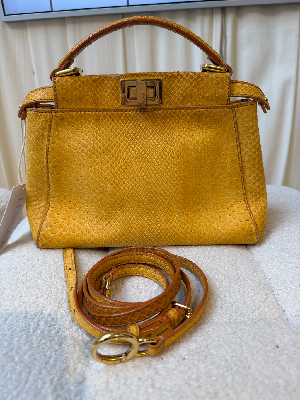 Fendi Python Peekaboo Small