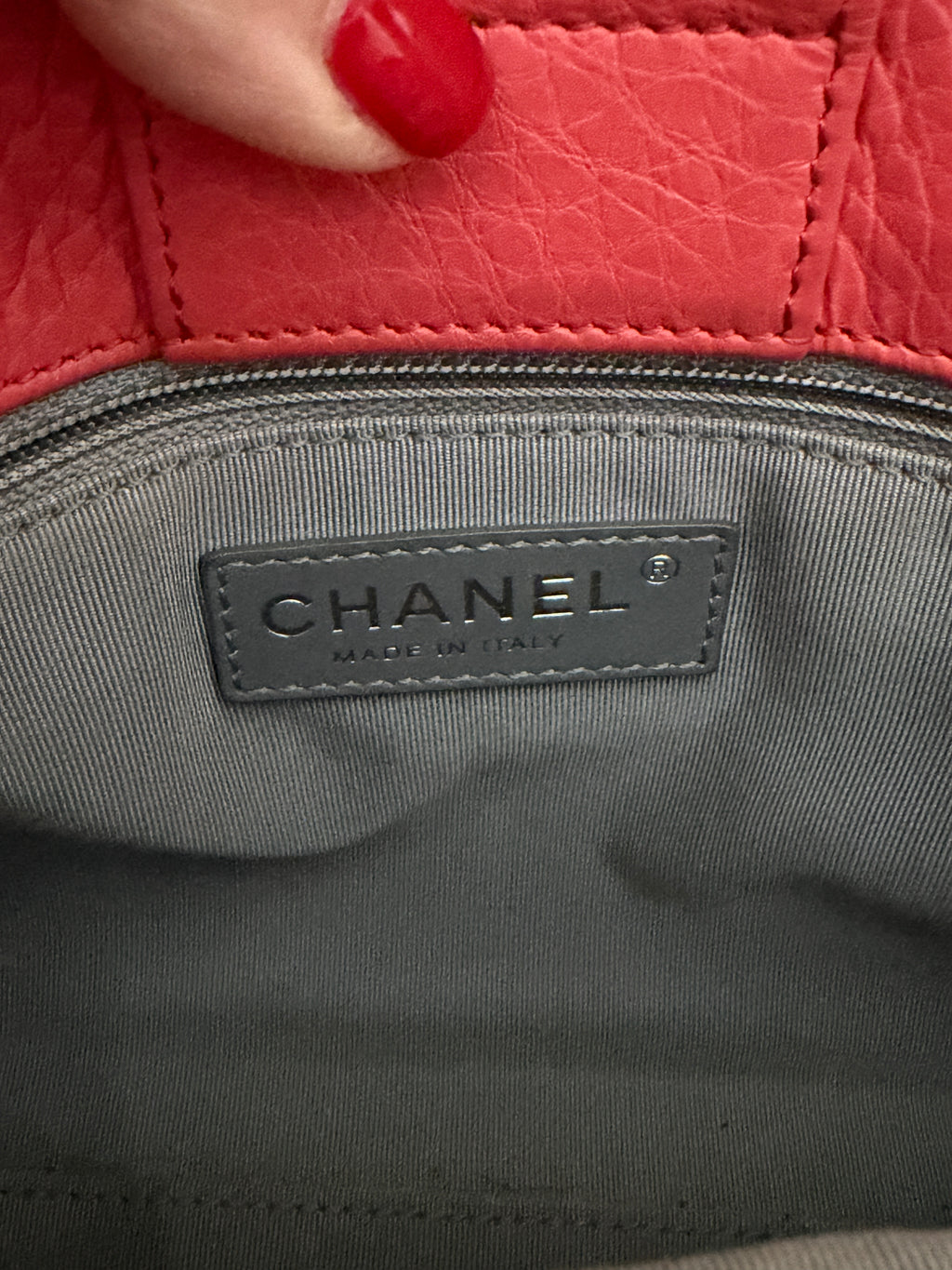 Chanel Small Executive Cerf Tote Bag Pink Leather Silver Hardware