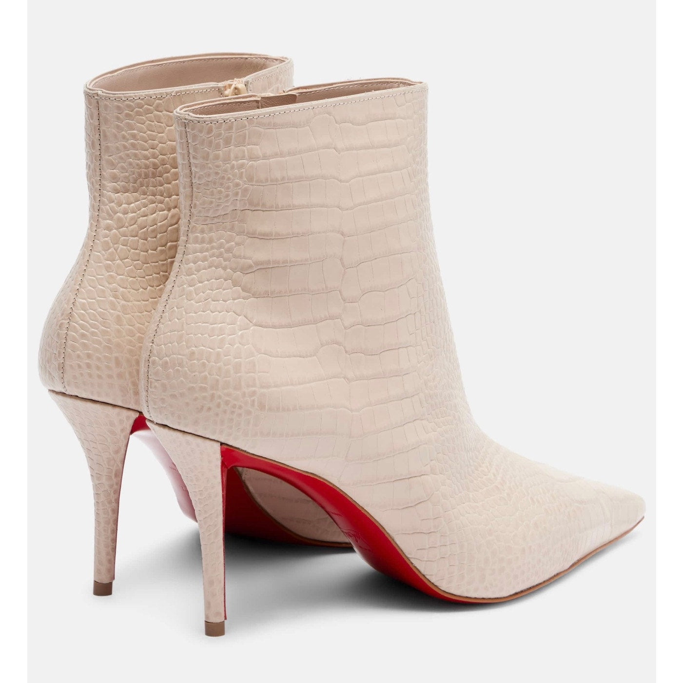 CHRISTIAN LOUBOUTIN
Snake-effect leather ankle boots BNIB 39.5