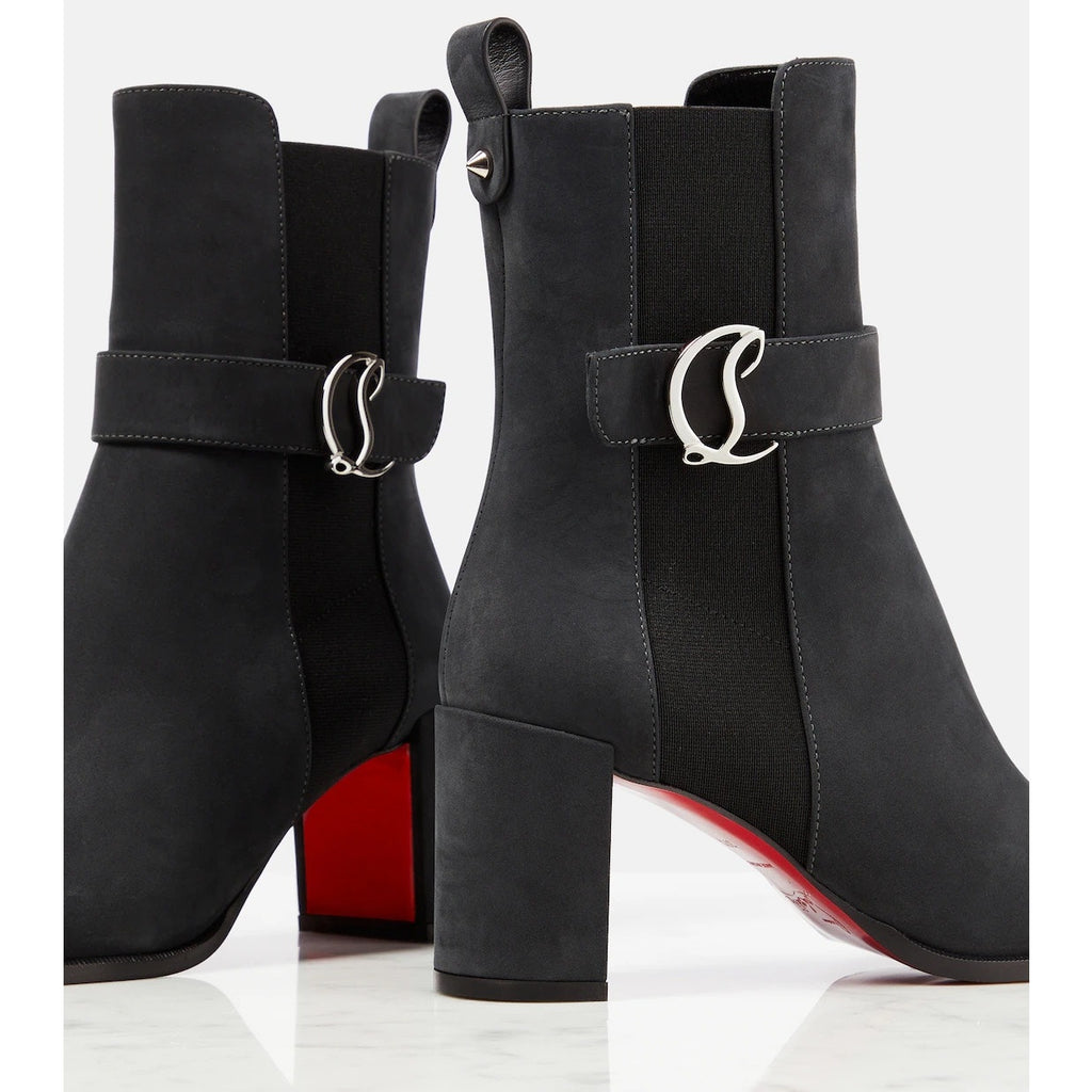 CHRISTIAN LOUBOUTIN
CL Chelsea Booty suede ankle boots Size 38