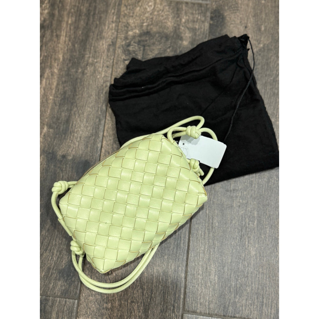 Bottega Veneta Mini Loop Bag Fennel Green Gold | NWT Retails $2100