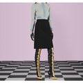 Gucci Black Wool Midi Skirt NWT Size IT 36