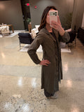 Saint Laurent Khaki Trench