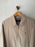 Yves Saint Laurent YSL Khaki Zip-Up Bomber Jacket