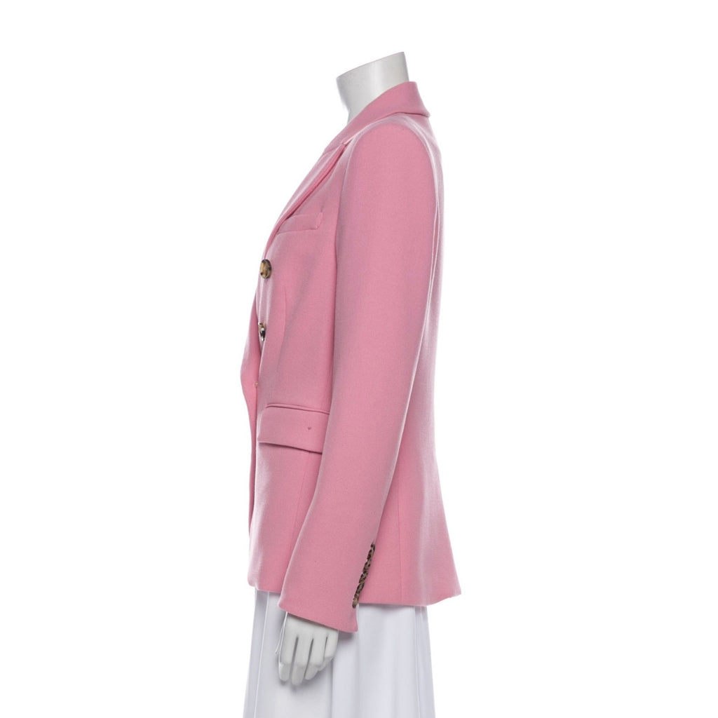 Veronica Beard Miller Dickey Blazer Pink Double Breasted NWT Size 0
