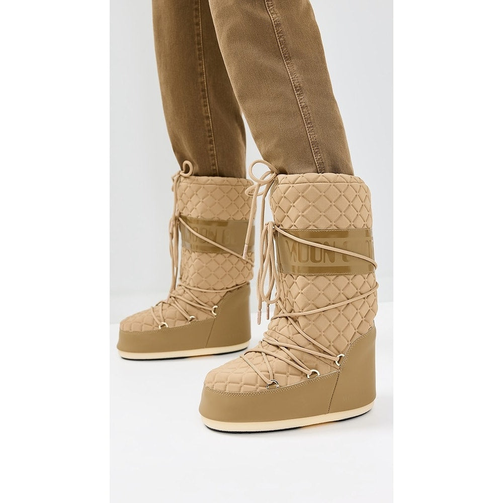 MOON BOOT Icon Quilt Boot Caramel BNIB EU 35/38