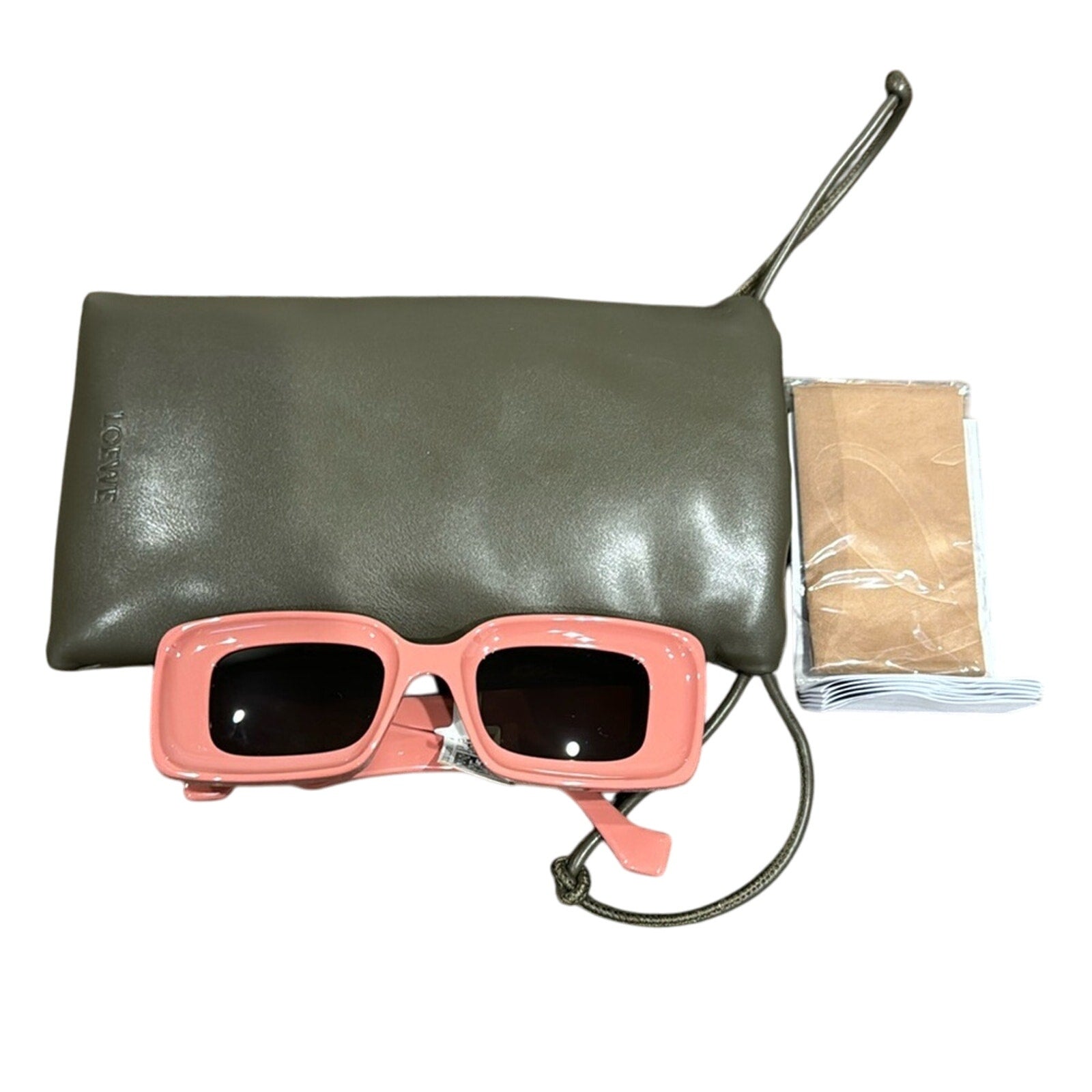 Loewe Anagram Acetate Sunglasses NWT | Designer Logo | Made in Italy