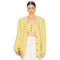 Ronny Kobo Hilari Cardigan in Yellow. - size S NWT