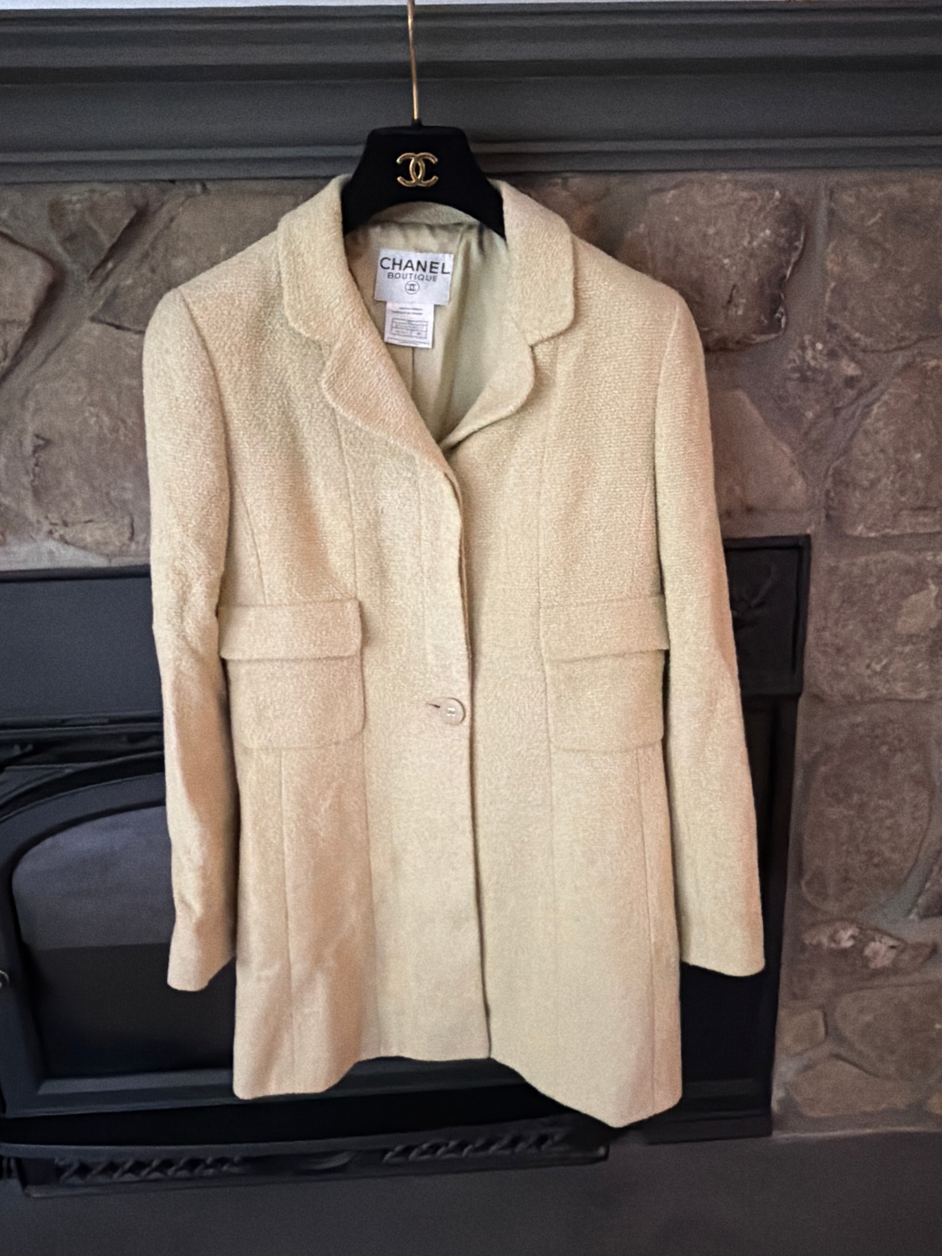 Chanel Light green blazer