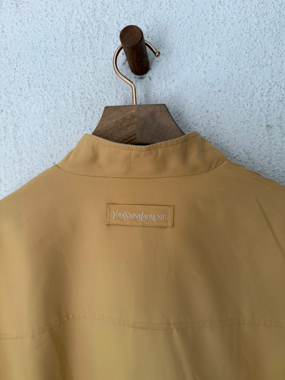 Saint Laurent Vintage Tan / Yellow Bomber Windbreaker
