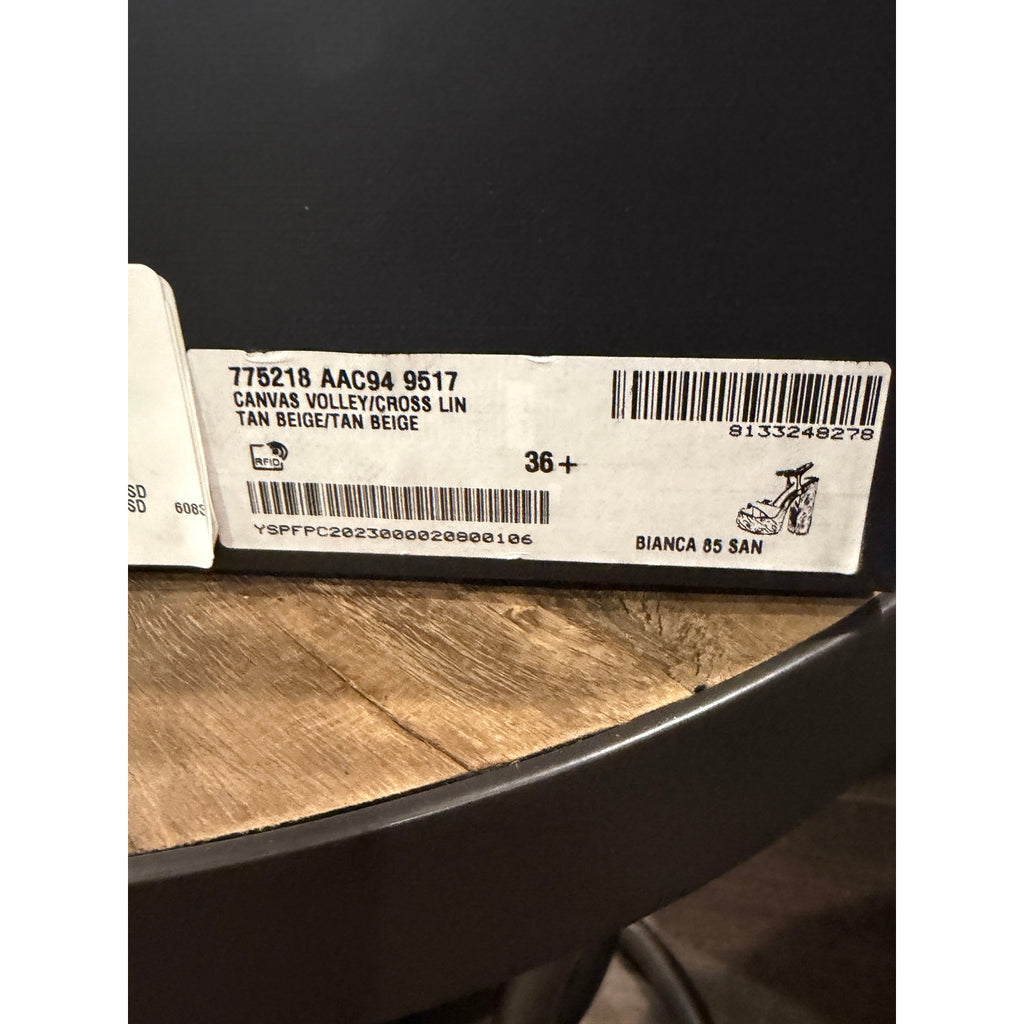 Saint Laurent Bianca Platform Sandal Size 36.5 BNIB