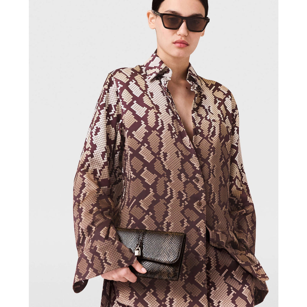 Stella McCartney Ryder Vegan Snakeskin Crossbody Bag NWT
