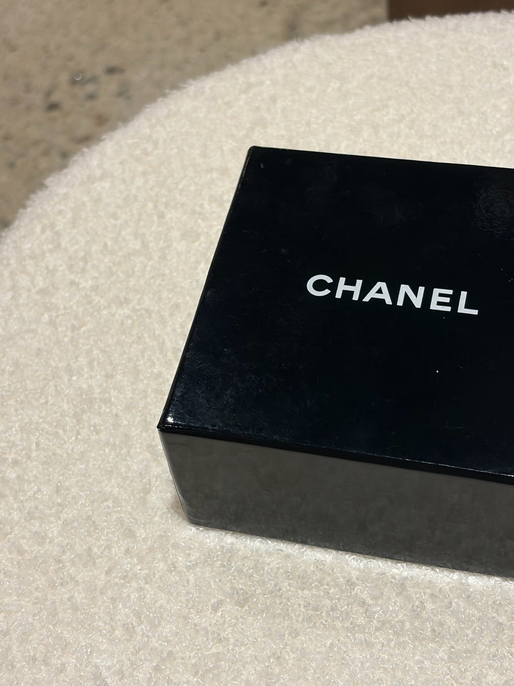 Chanel Leather Woven Chain Strap Necklace Belt Gold Tone Black Leather Medallion Charm