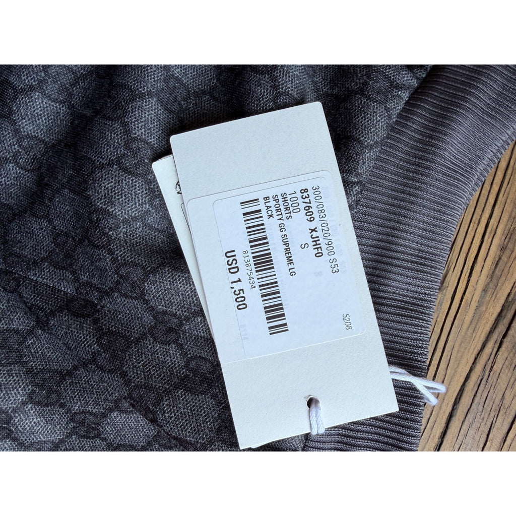 GUCCI All Over GG Logo Print Elastic-waist Shorts NWT Size Small