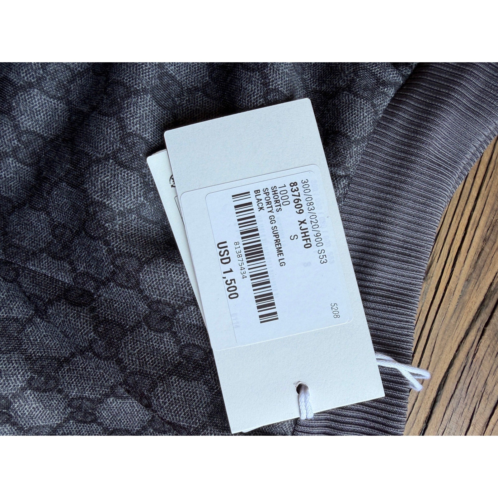 GUCCI All Over GG Logo Print Elastic-waist Shorts NWT Size Small