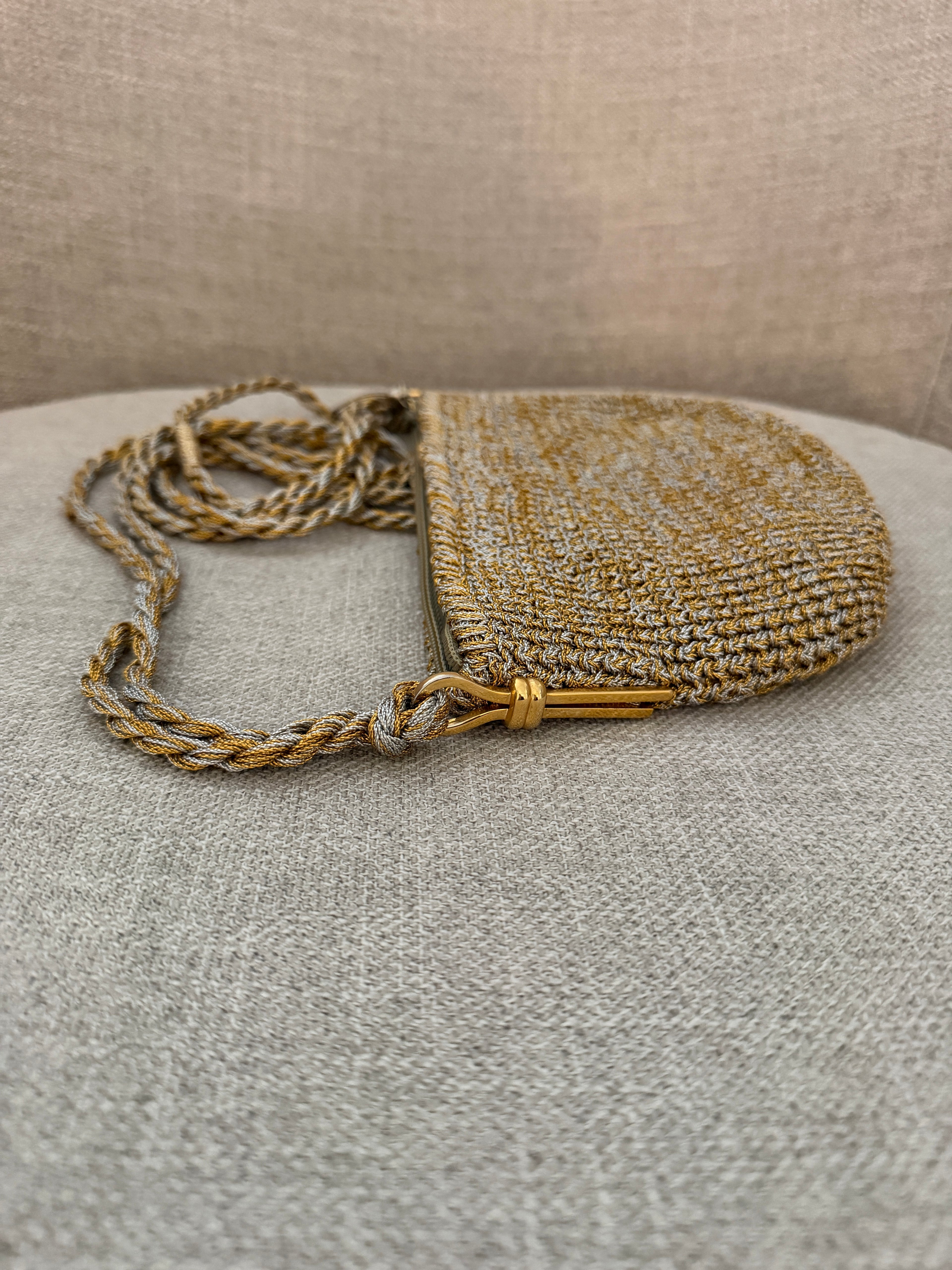 Rodo Mettalic Woven Bag