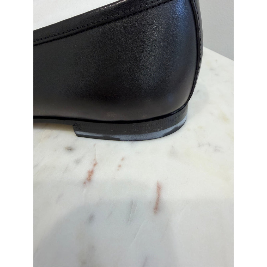Gucci Jordaan Leather Horsebit Loafers Black Size 38.5 NIB