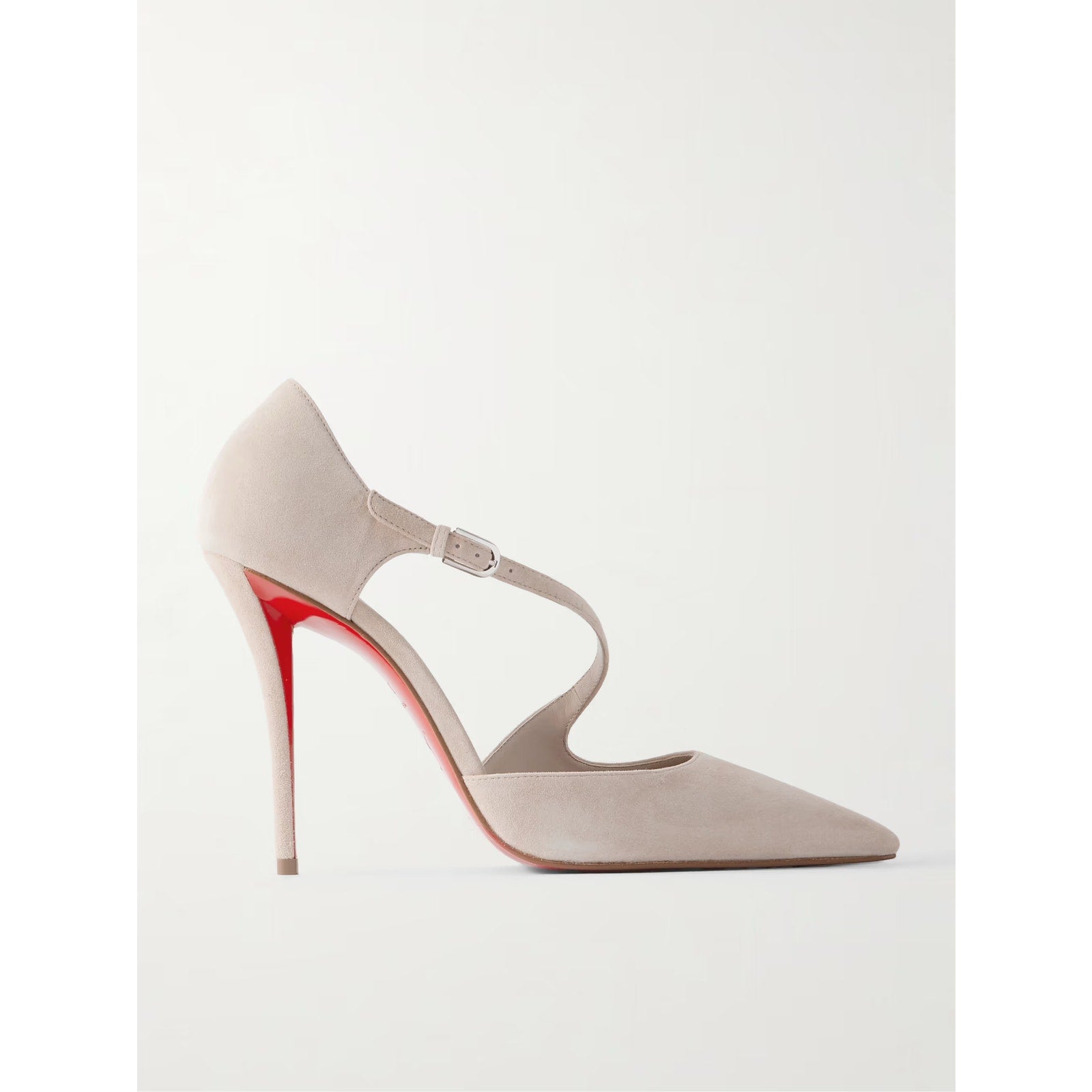 CHRISTIAN LOUBOUTIN
Miss Ziggyta 100 suede pumps BNIB 38.5