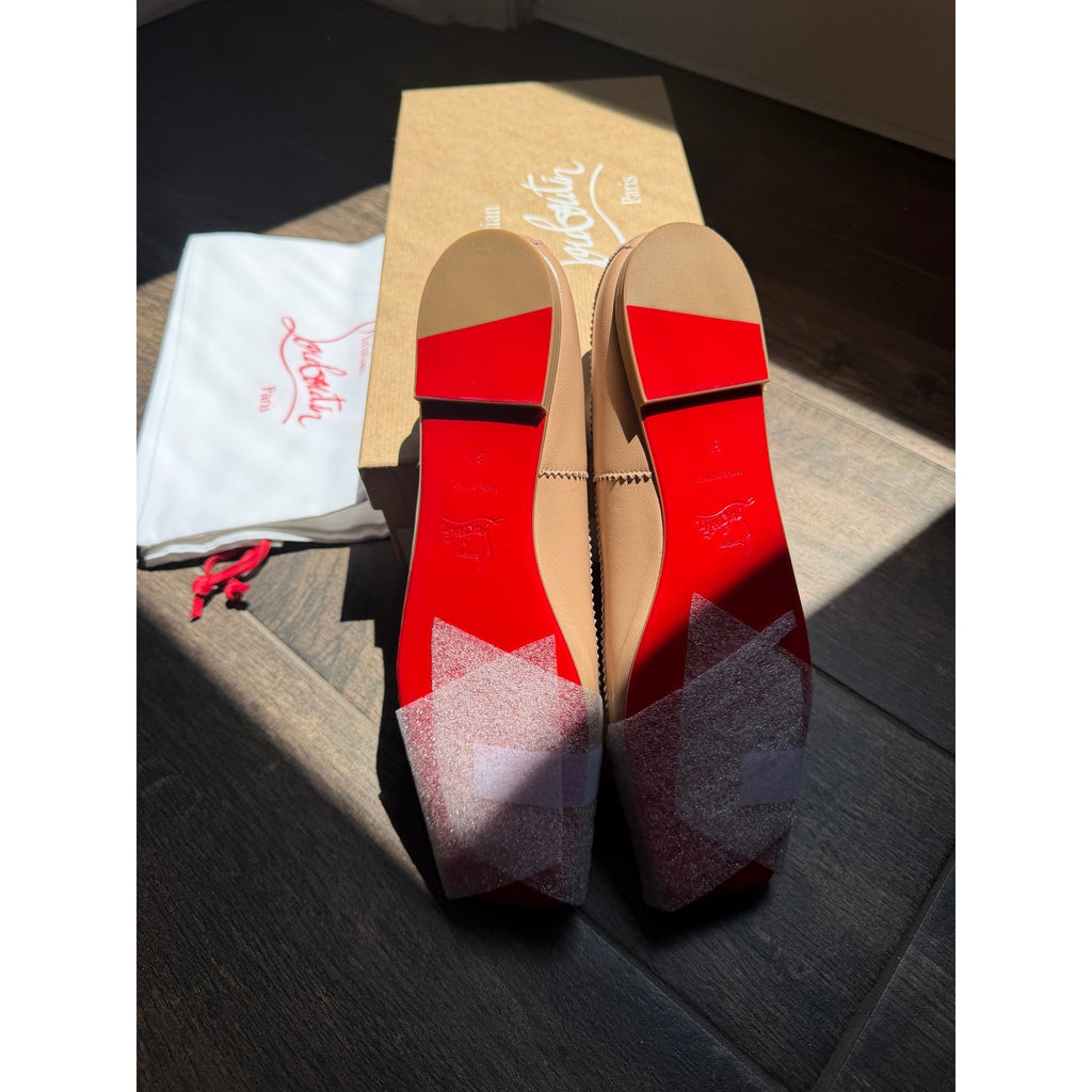 CHRISTIAN LOUBOUTIN Mamadrague leather ballet flats BNIB