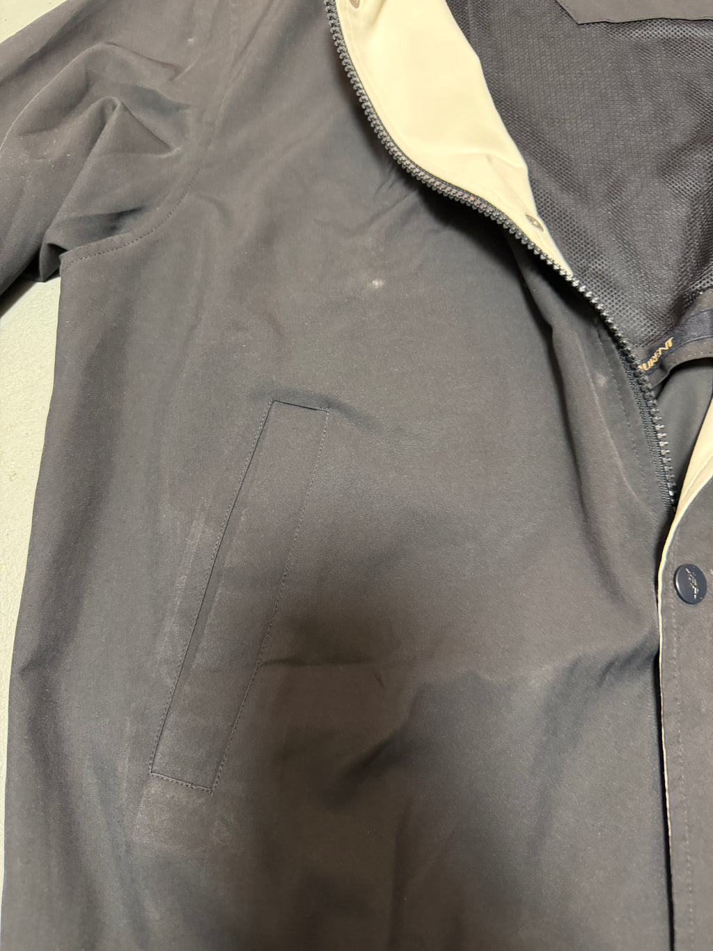 Saint Laurent Vintage Light Bomber Windbreaker Black