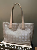 Chanel Silver Ligne Tote