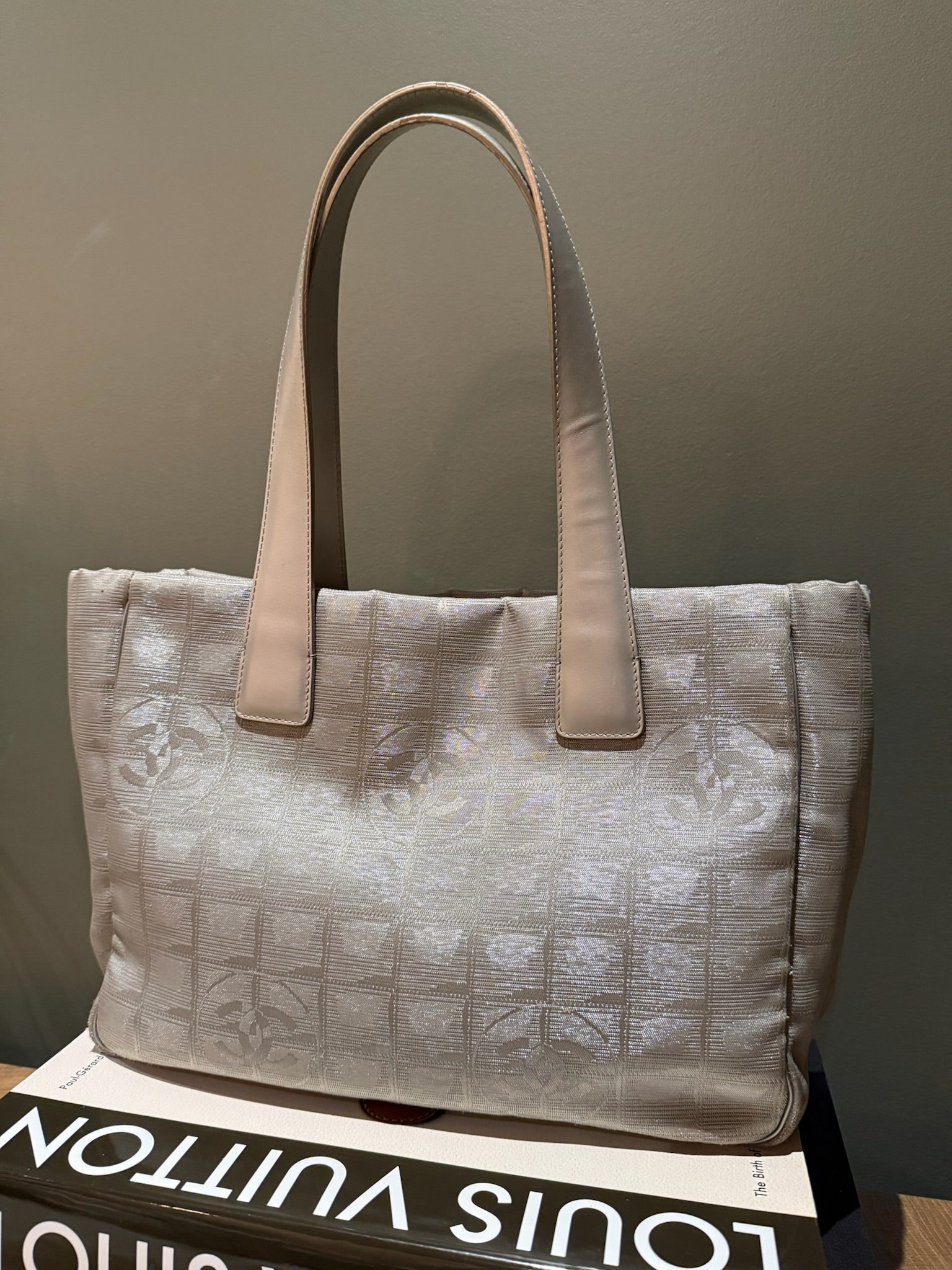 Chanel Silver Ligne Tote