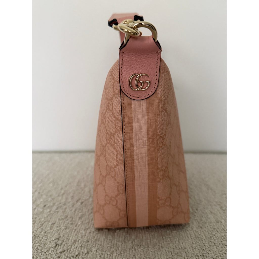 Gucci GG Supreme Super Mini Vanity Bag – Pink – Gold Hardware – NWT