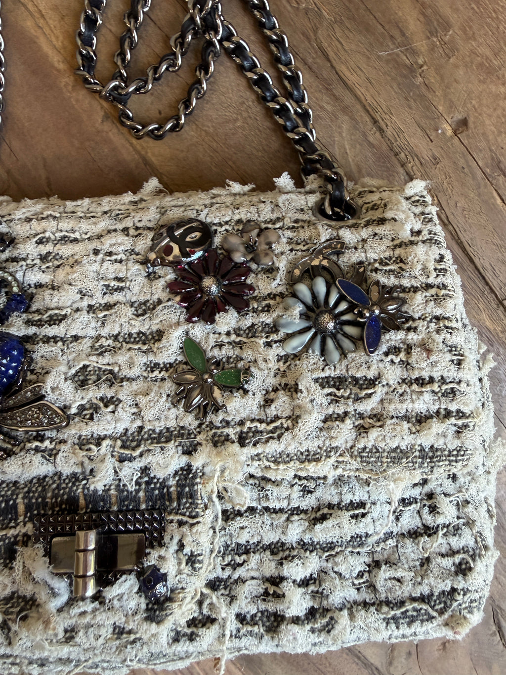 Chanel Mini Tweed Garden Reissue Fantasy Charms