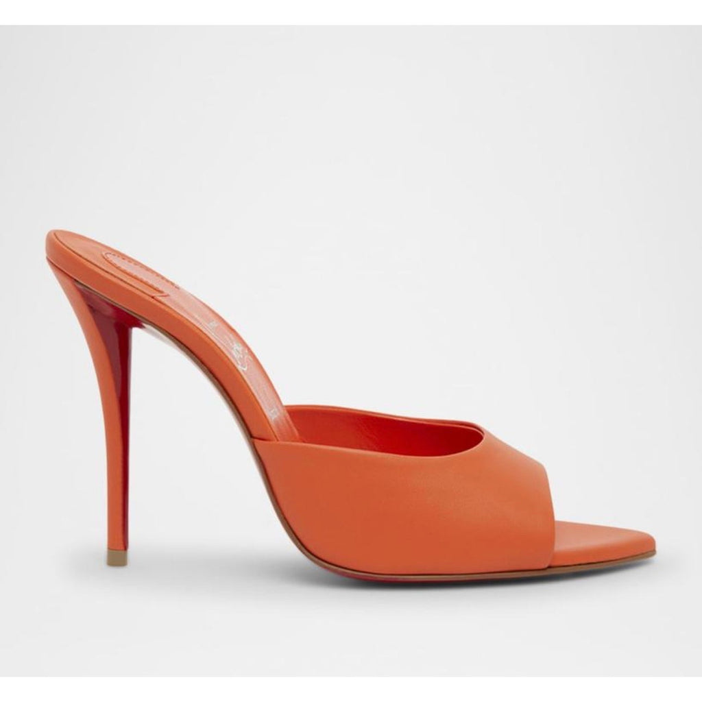 Christian Louboutin
Women’s 100mm Miss Z Leather Mule Sandals SIZE 36.5