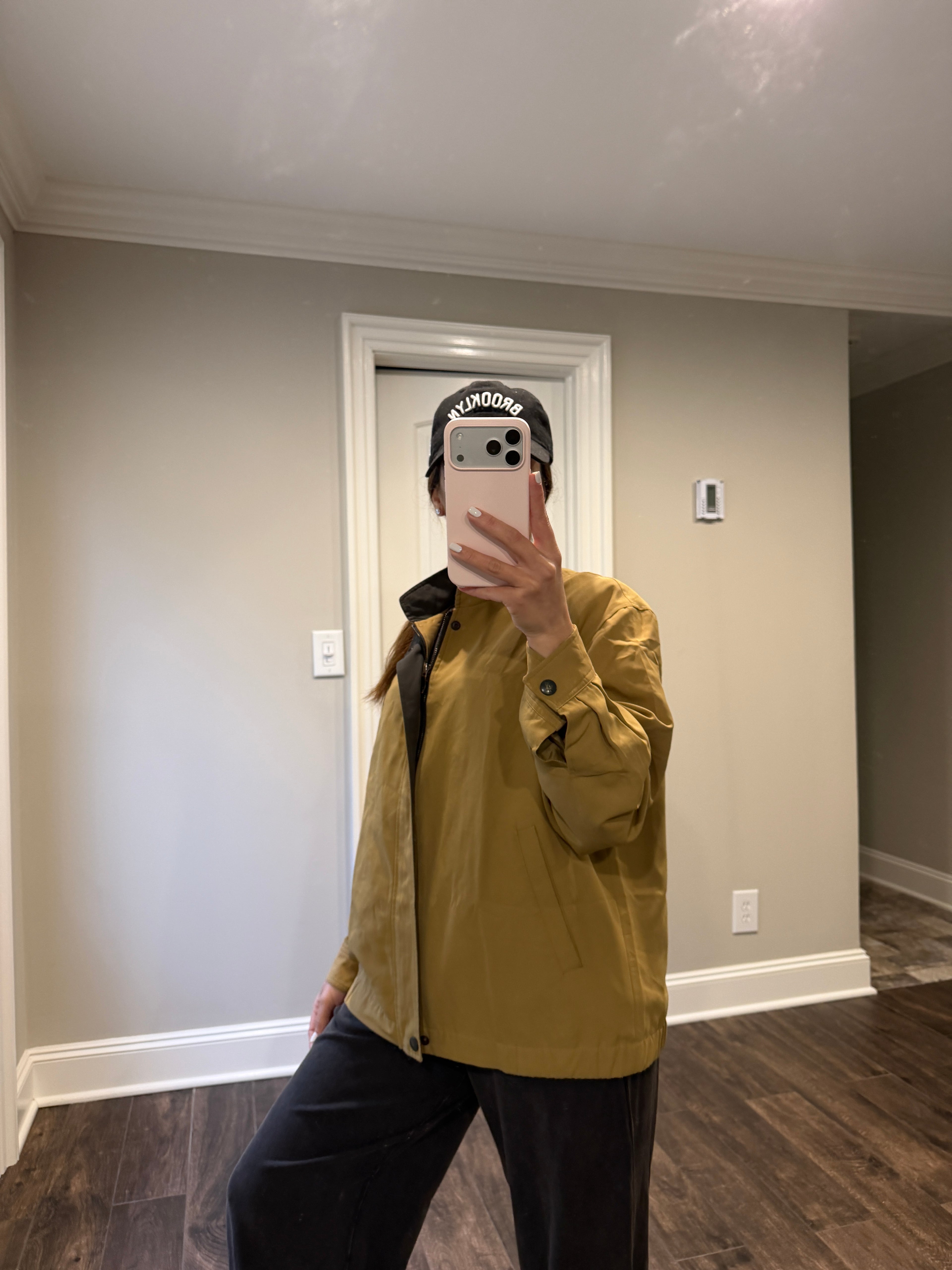 Saint Laurent Vintage Beige Bomber Windbreaker